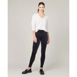 Spanx sale sample blue velvet leggings M